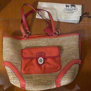 Coach beach bag
